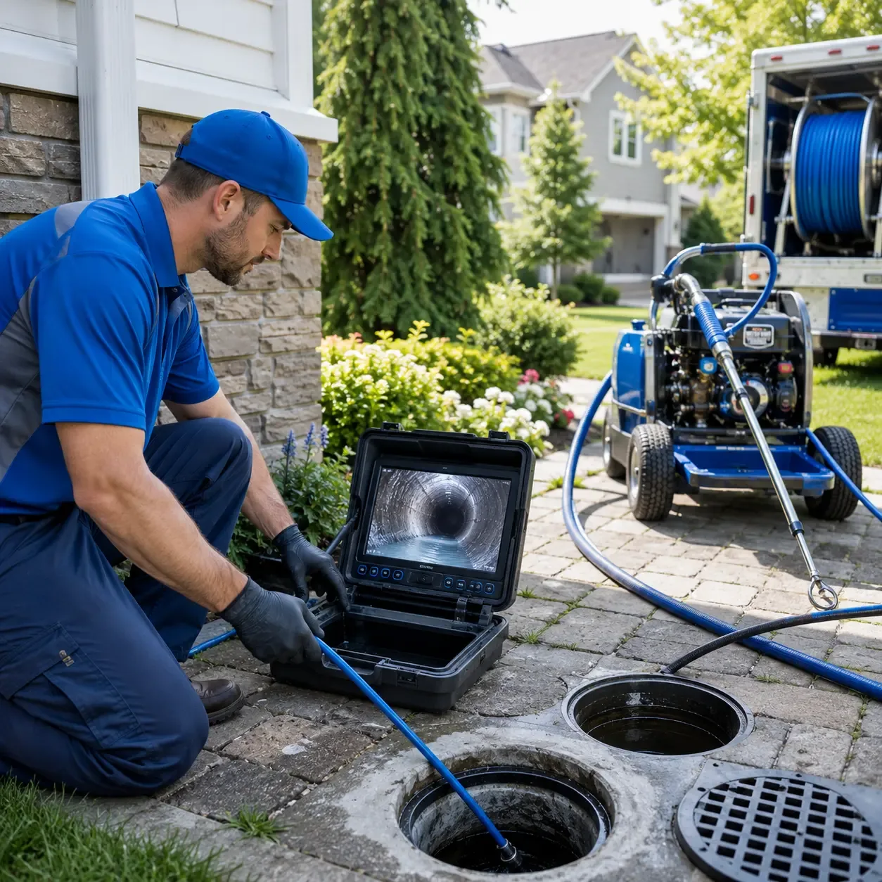 Outdoor drain cleaning professionals serving Stout, OH