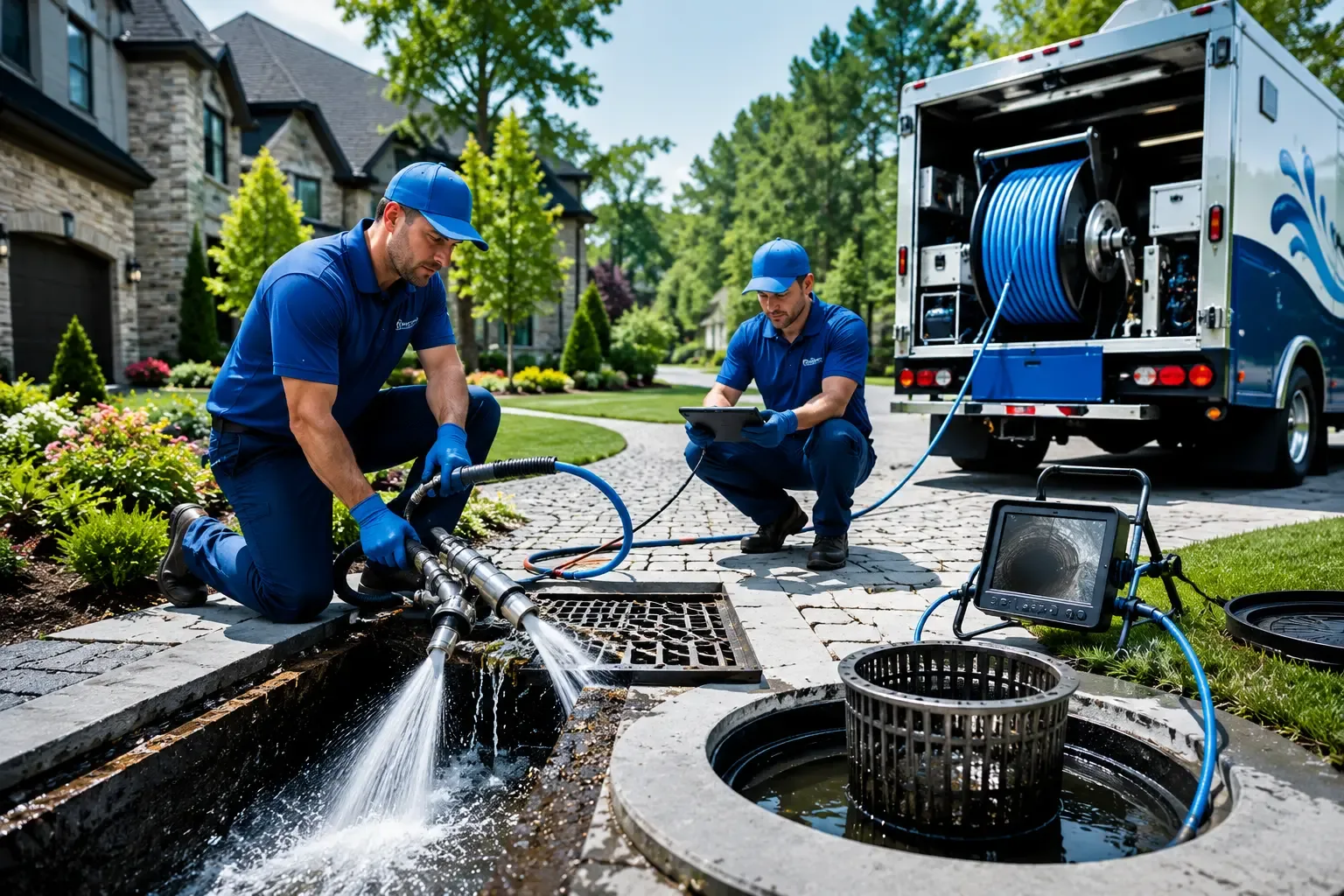 Local outdoor drain cleaning professionals in Stout, OH